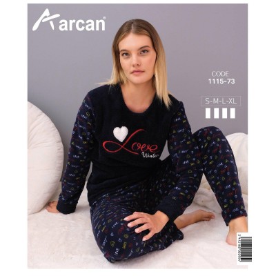 Женская пижама со штанами - I Love Winter (Arcan Турция)