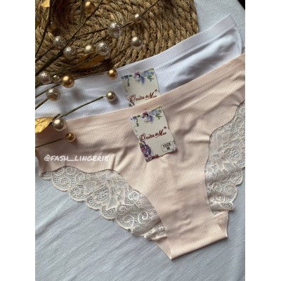 Трусы бесшовные кружевные с перфорацией Donafen (Onita de mas) 1028
