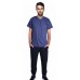 Комплект мужской футболка и штаны - темно-синий