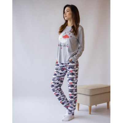 Пижама женская со штанами - луна Sleep Well