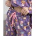 Женский костюм фиолетовый с пингвинами - БАЙКА