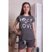 Комплект женский футболка с шортами - Rock+Love