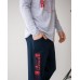 Мужской комплект со штанами - Basketball - Серая кофта
