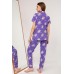 Пижама женская со штанами - Единороги