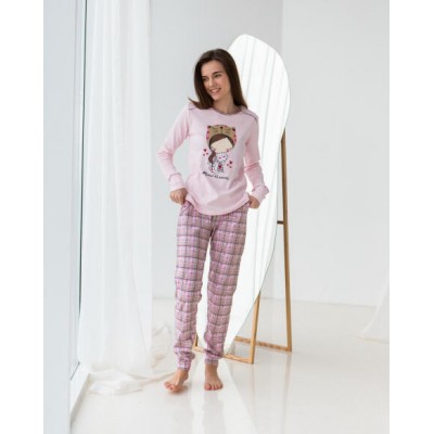Пижама женская Interlock - девочка с котиком