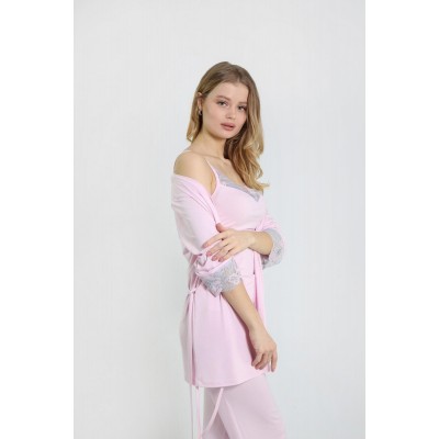 Комплект пижама и халат NEL 7413