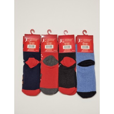 Новорічні шкарпетки для дівчинки махра - Merry Christmas