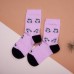 Шкарпетки для дівчинки - рожеві з пінгвінчиками