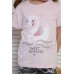 Пижама на девочку с капри - Лебедь