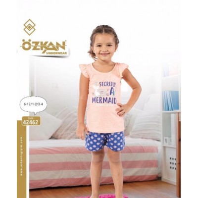 Комплект для дівчинки з шортами Русалка - OZKAN