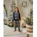 Пижама на девочку-подростка со штанами - Новогодний орнамент - Family look для семьи