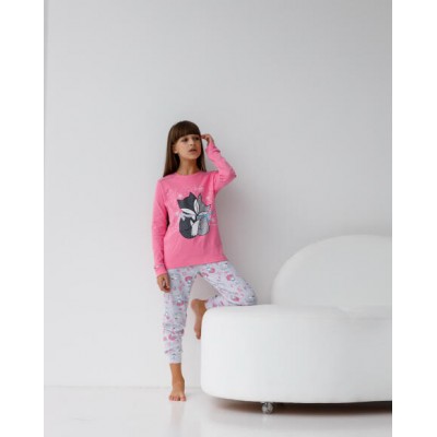 Пижама на девочку ИНТЕРЛОК - 2 лисички