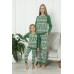 Пижама на девочку-подростка со штанами - Новогодний орнамент - Family look для семьи