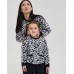 Комплект на дівчинку зі штанами Байка з начосом - Панди - Family look - Мама/дочка