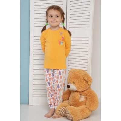 Піжама на дівчинку зі штанами - маленькі ведмедики
