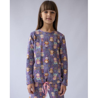 Подростковая пижама на девочку с пингвинами - БАЙКА