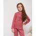 Пижама со штанами для девочки в рубчик - Stars