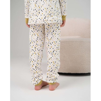 Комплект зі штанами на дівчинку на зав'язках - Інтерлок - Family look Мама/донька