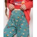 Подростковая пижама на девочку - чашки по штанам