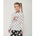Пижама на девочку - Пингвин - в горошек - Family look мама/дочка