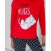 Пижама для девочки со штанами - I love hugs