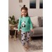 Подростковая пижамка на девочку со штанами - Панда