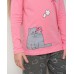 Подростковая пижама на девочку - Задумчивый кот