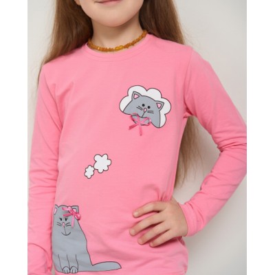 Підліткова піжама на дівчинку - Задумливий кіт