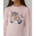 Пижама для девочки со штанами - девочка с котиками