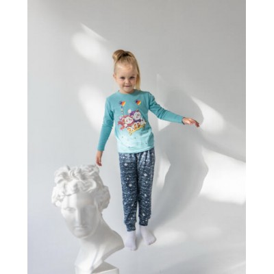 Пижама на девочку со штанами - полярные медведи