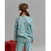 Комплект зі штанами на дівчинку з принтом сови - ІНТЕРЛОК - Family look Мама/донька