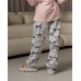 Піжама для дівчинки зі штанами - сердечко з котиків - Family look мама/донька