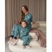 Подростковая пижама со штанами - зверюшки - Family look мама/дочь