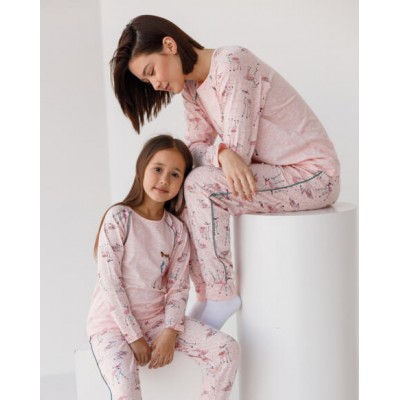 Пижама со штанами на девочку - олени Бемби