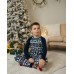 Подростковая пижама для мальчика - Новогодний орнамент - Family look для семьи