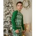 Подростковая пижама для мальчика - Новогодний орнамент - Family look для семьи