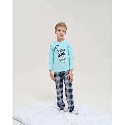 Дитяча піжама для хлопчика - Єнот-рок-зірка