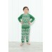 Дитяча піжама для хлопчика зі штанами - Новорічний орнамент - Family look для сім'ї