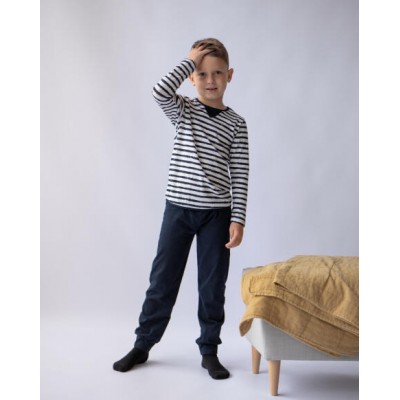 Комплект зі штанами на хлопчика - смугаста кофта