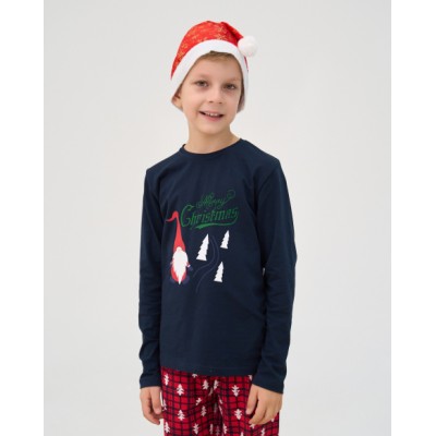 Подростковая пижама для мальчика - Merry Christmas - Family look для семьи