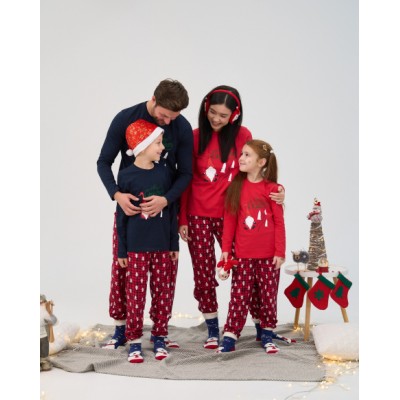 Підліткова піжама для хлопчика - Merry Christmas - Family look для сім'ї