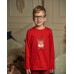 Детская пижама для мальчика в клетку - Новогодний олень - Family look для семьи