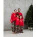 Детская пижама для мальчика со штанами  - Новогодняя Love - Family look для семьи