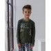 Комплект на хлопчика зі штанами в клітку - написи