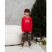 Детская пижама для мальчика со штанами  - Новогодняя Love - Family look для семьи