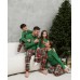 Детская пижама для мальчика со штанами  - Новогодняя Love - Family look для семьи