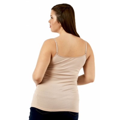 Женская майка Plus Size тонкая бретелька, вискоза - Ozkan
