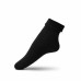 Женские однотонные носки - с отворотом - бежевые, чёрные