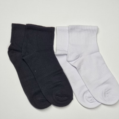Середні шкарпетки жіночі - Білі, чорні - Теніс