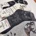 Жіночі вовняні теплі шкарпетки - зимовий принт